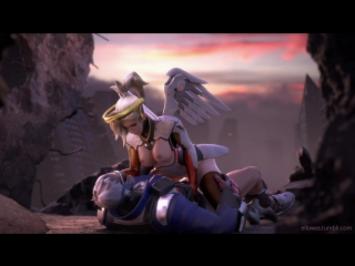 3d - [hentai] - mercy and soldier 76